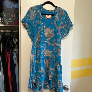 Anthropologie patterned swing dress. Size XL